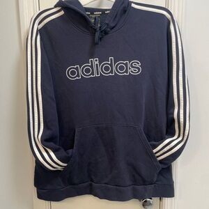 Adidas Navy Blue Hoodie
